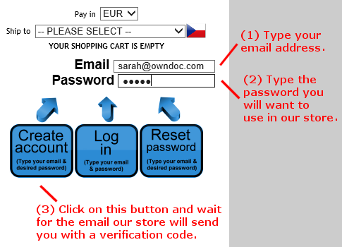 How to create an account
